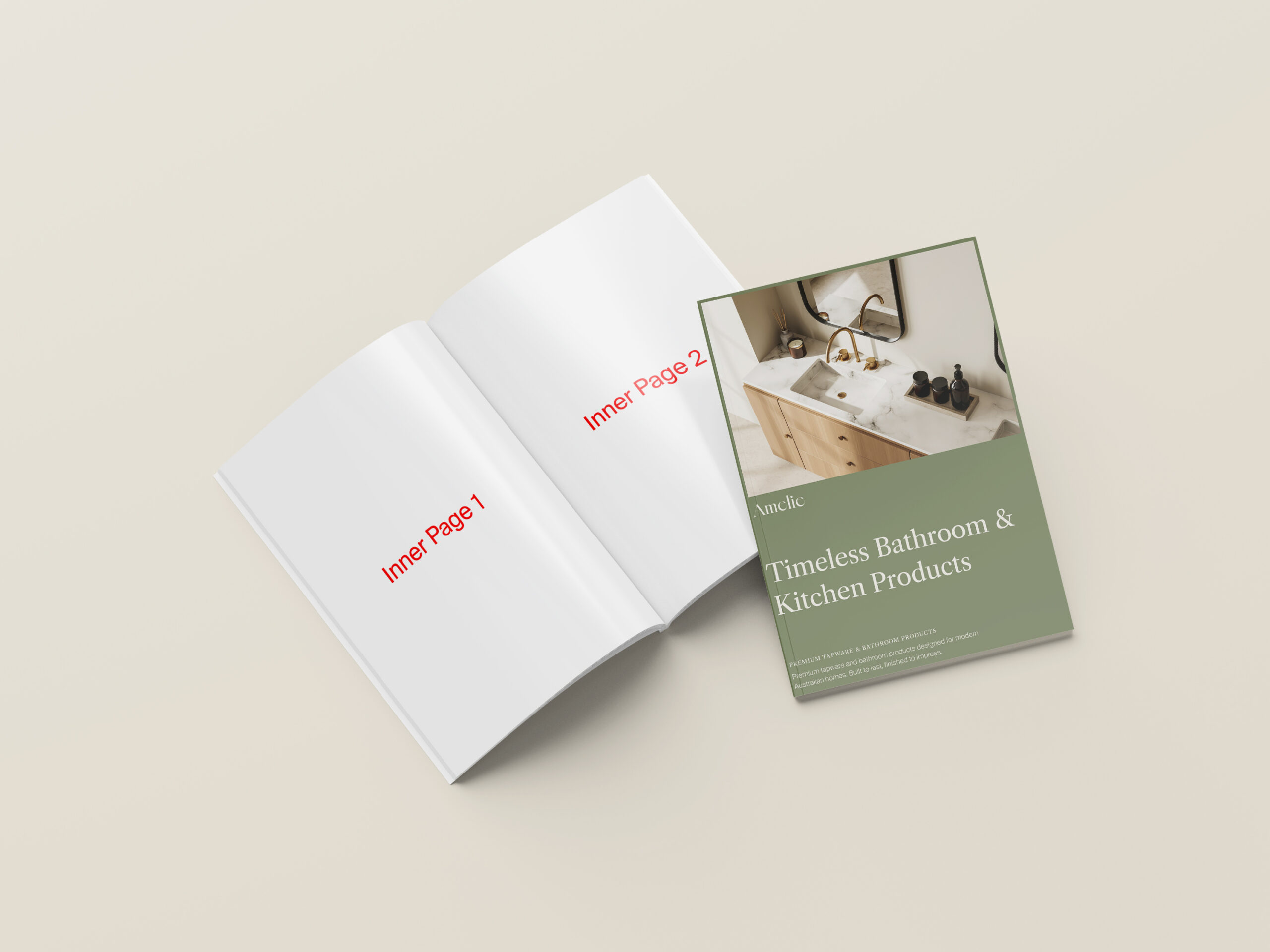 Amelie catalogue mockup